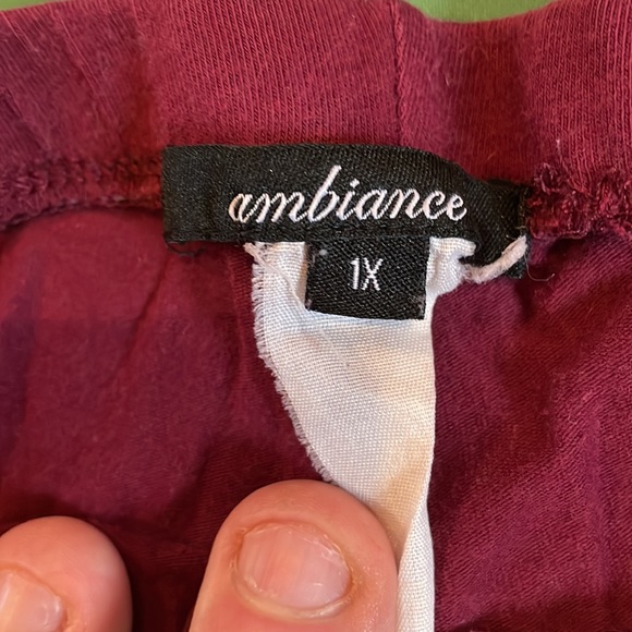 Woman’s stretch leggings Ambiance size 1X - Picture 2 of 2